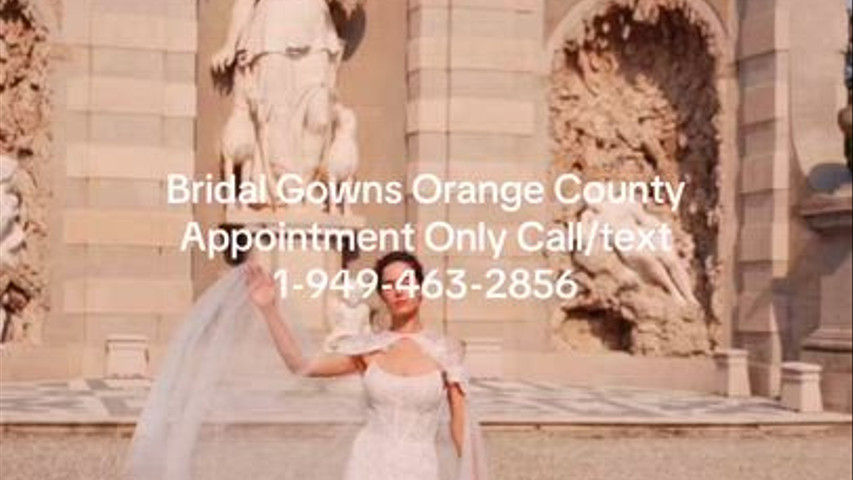 Couture Wedding Dresses Orange County Appointment Only Call/text 1-949-463-2856
