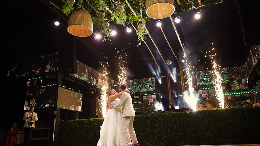 Punta Cana Wedding Decor Setup