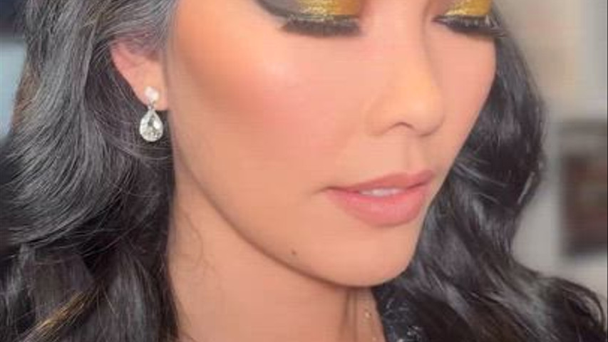 Gold Glam Makeup 