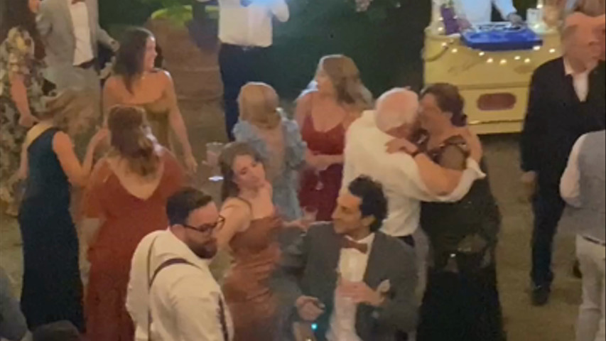 Footage of a weddingparty
