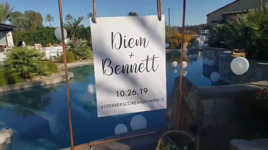 Poolside Wedding