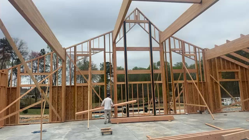 Big Barn Construction Progress Video