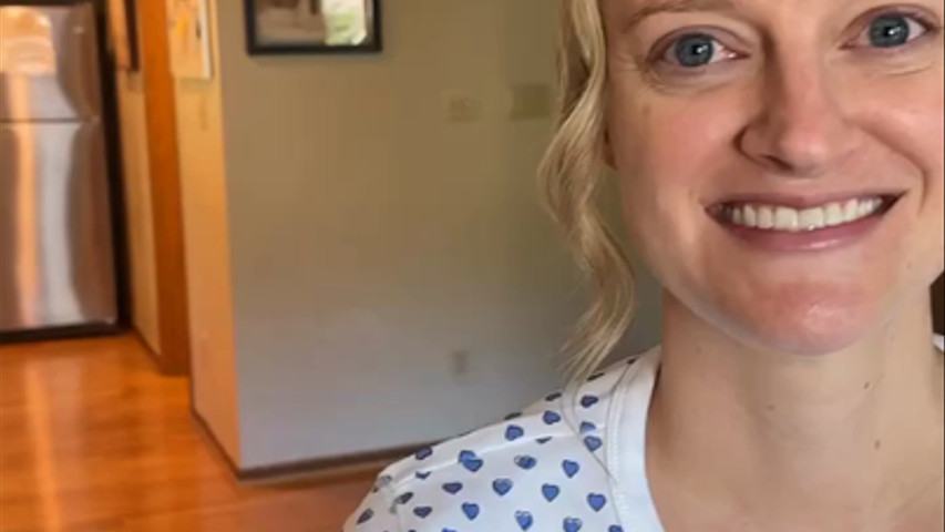 Katelyn's before and after makeup
