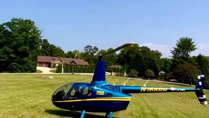 Wedding Helicopter Arrival at SKYLARANNA Resort and SPA