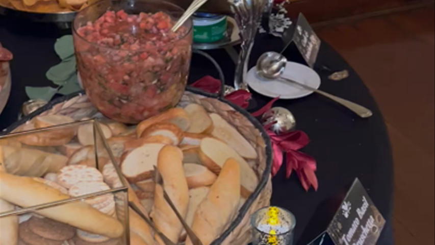 Antipasto & Crab Dip Display