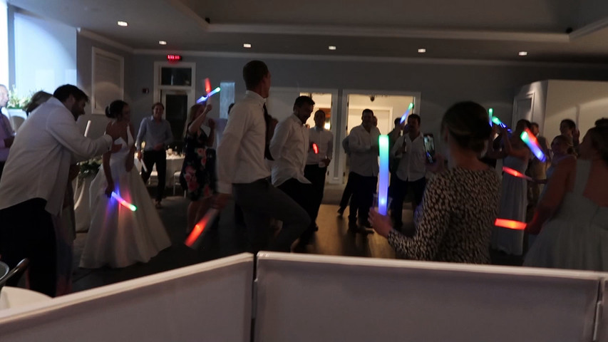 Groom & Guest Intensifying the Vibe!