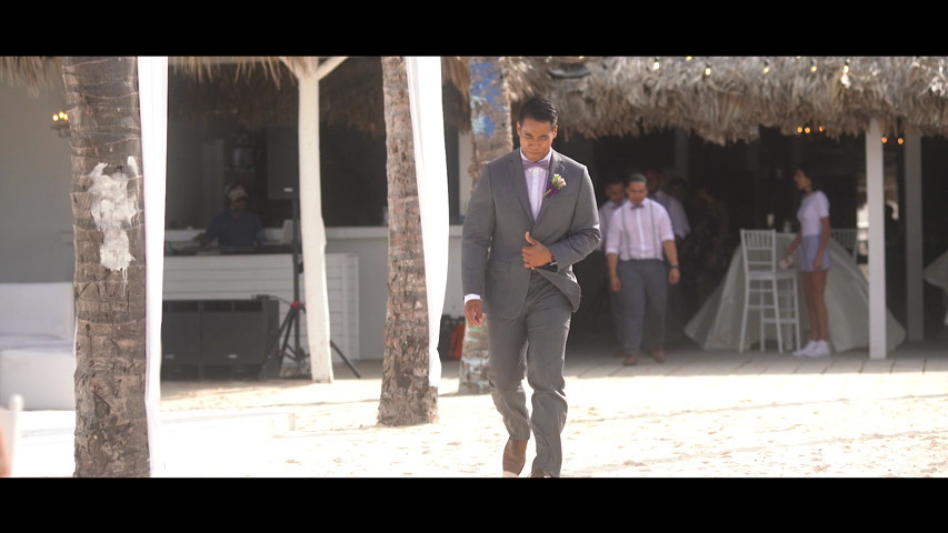 Jane & Pat Huracan cafe Punta Cana Wedding (hightlights)
