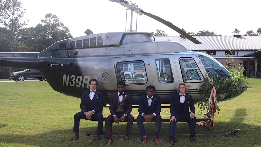 Venue with Helicopter Arrival 