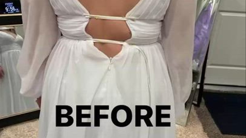 before and after picture Dres Alterations