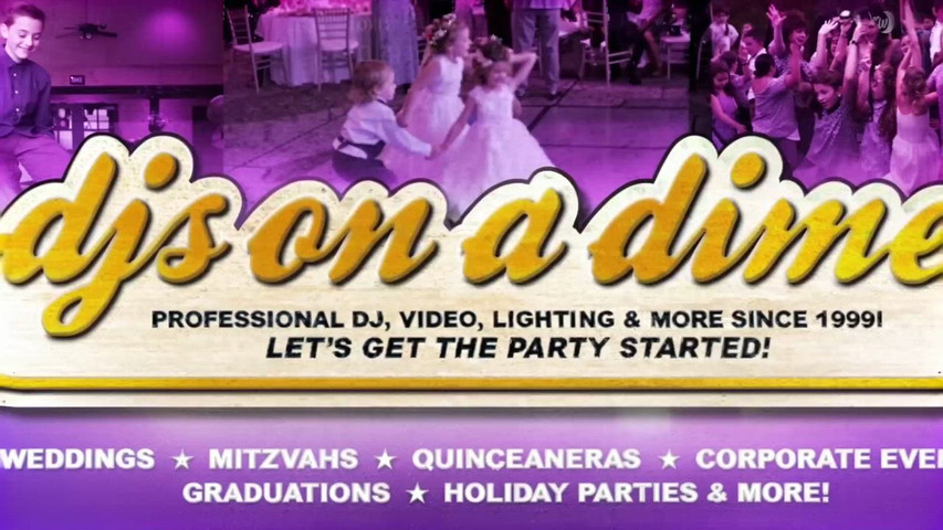 Animated DJs on a Dime Gobo