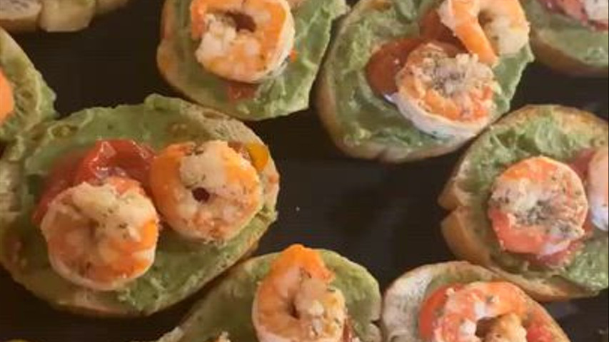 Shrimp guacamole 