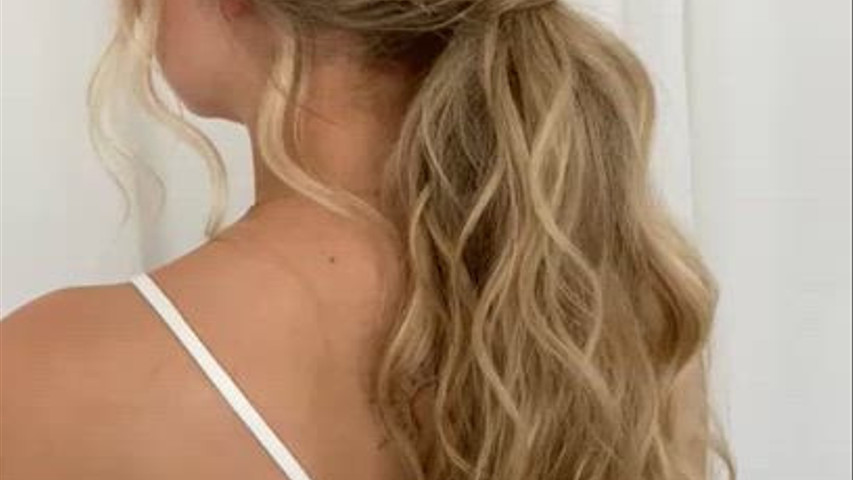 Pearl bridal hair vine