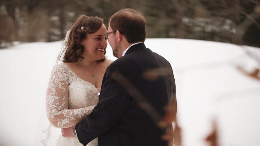 Kristin & Matthew's Winter Wonderland Wedding