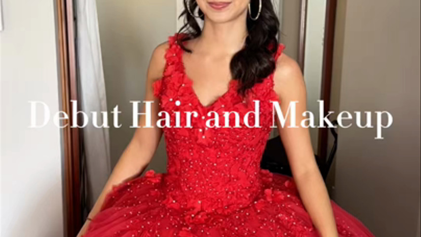 Sweet 18 Glow-Up – Debutante Hair and Makeup