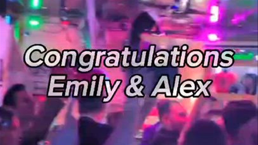 Congrats to Emily & Alex