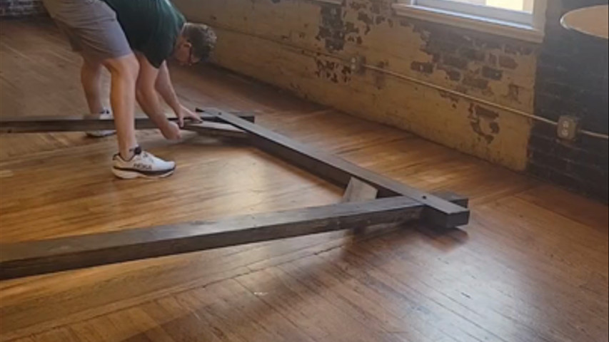 Assembling the Traditional Arbor
