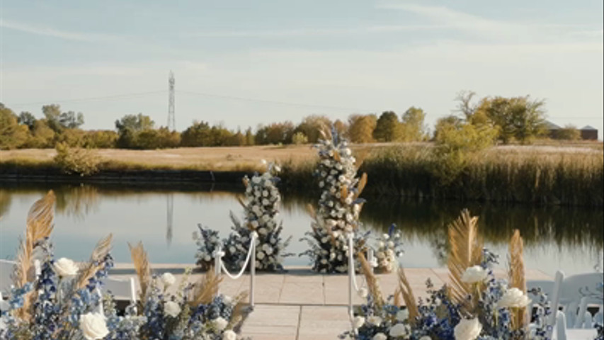 Stunning Blue Wedding