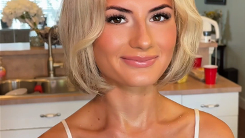 Makeup & Blow Out Hairstyle