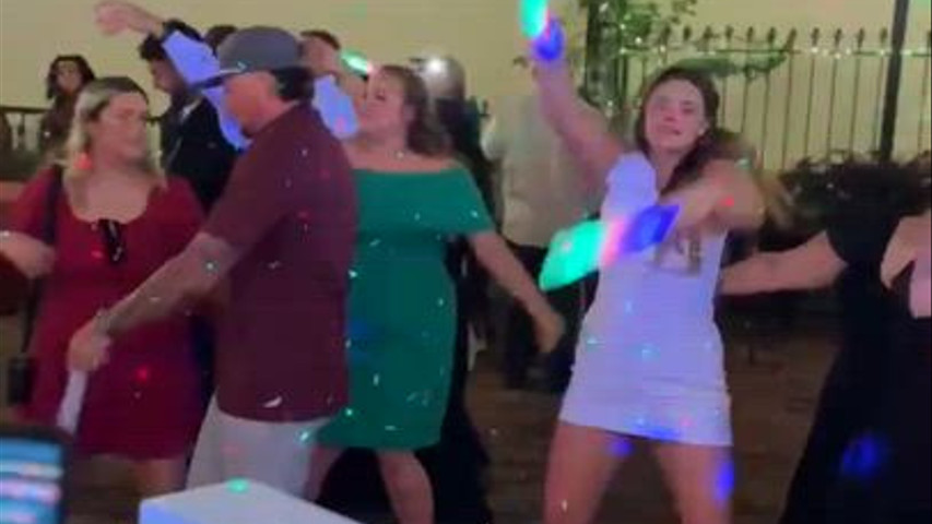 Wedding reception fun with Bride and family and friends. Good times with great people!💕