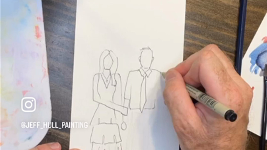 Live guest illustration 