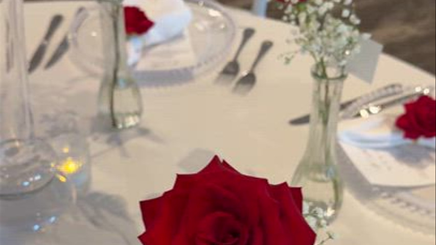 New Smyrna Beach- Red Rose Wedding