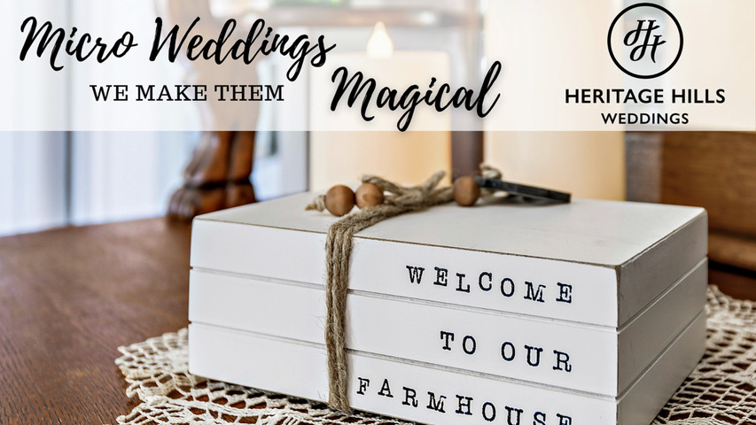 Micro Weddings at Heritage Hills Resort