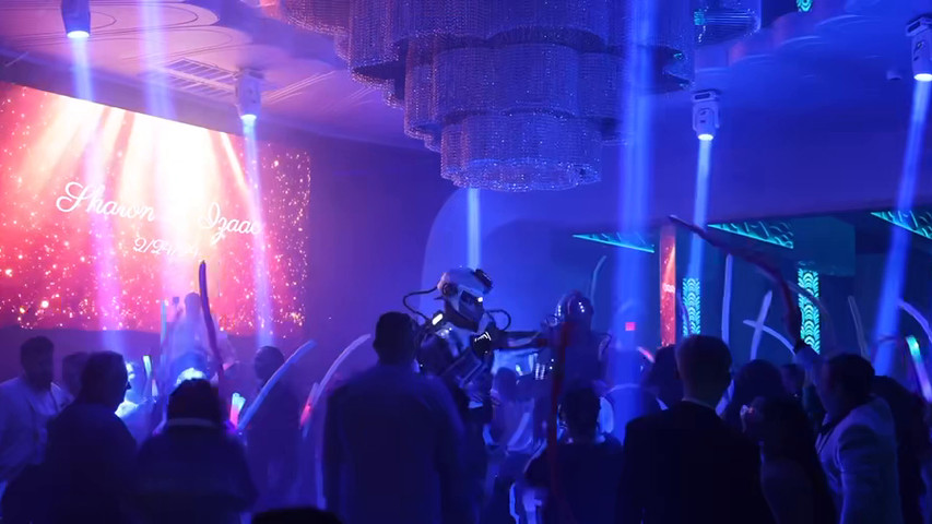 Who says you can’t party on your wedding day?