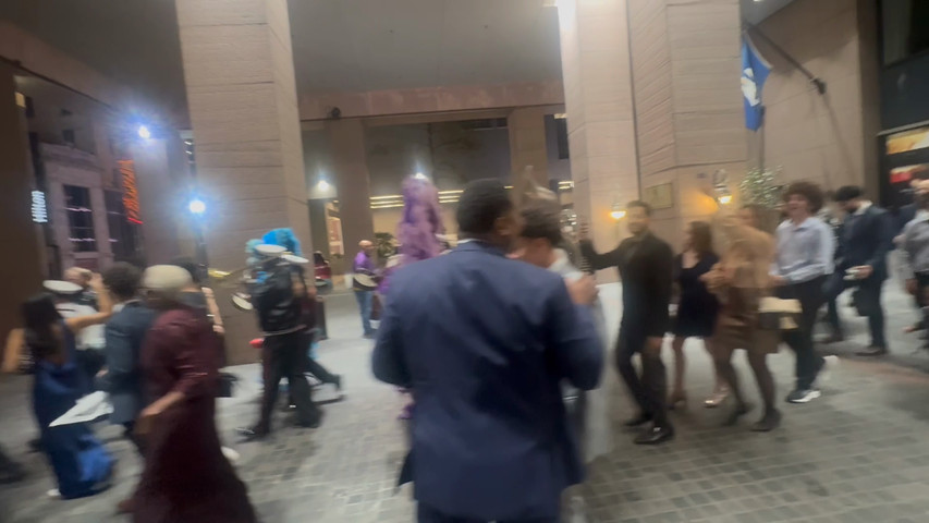 Kyle and Jaleelah Nov 17 at the Intercontinental NOLA