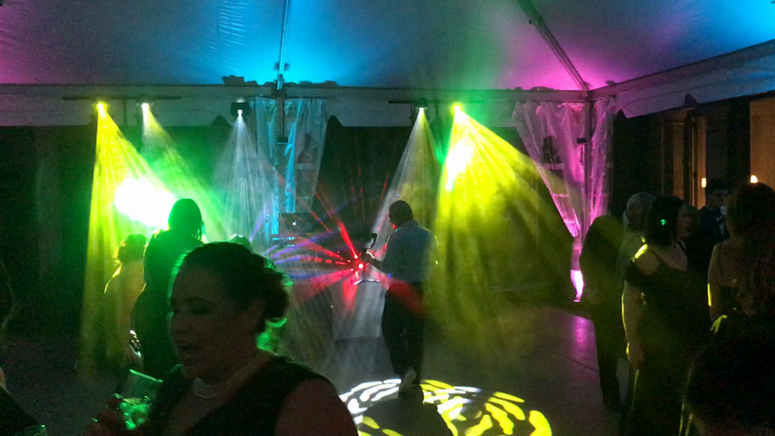 AMS Dance Floor Light Show, Tent