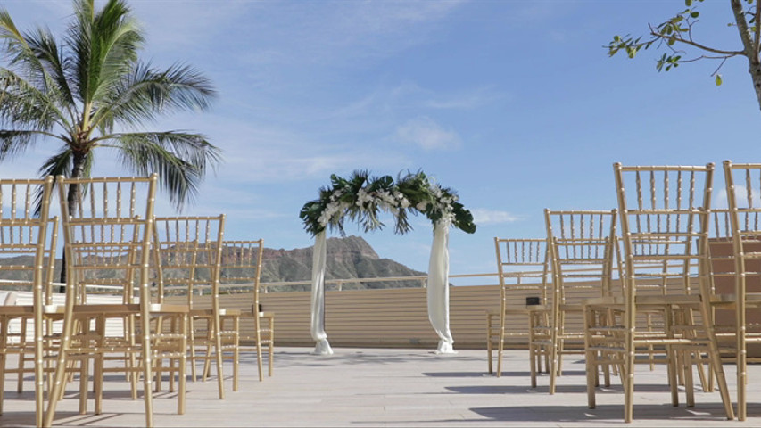 Deck. Wedding