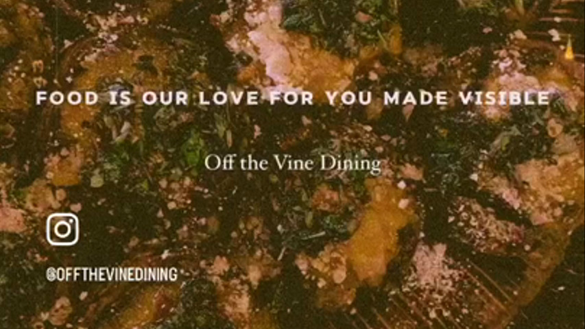 Food is our love for you made visible 