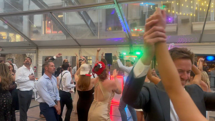 Vail Wedding with Disco Ball