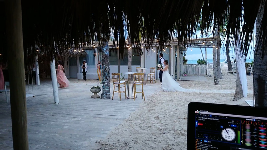 Presentation of the bridal party and the newlyweds