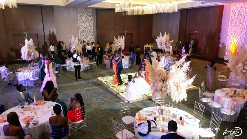 Golden dance floor