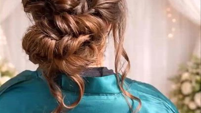 Romantic braided updos