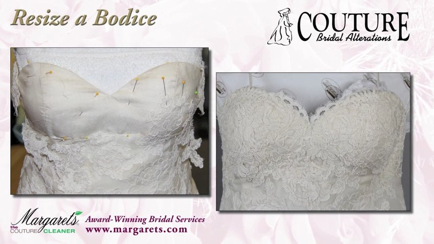 Margaret's Bridal Services & Gown Before and Afters