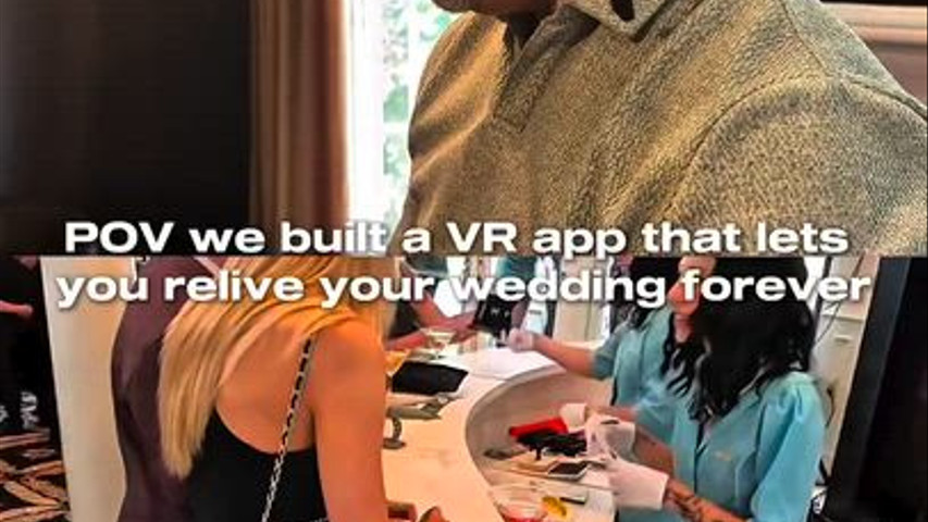 Relive your wedding in VR