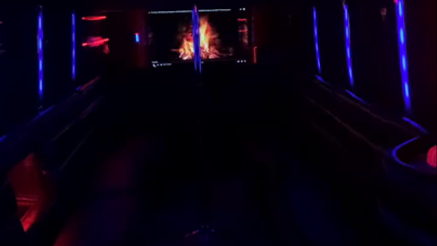 25 Passenger Party Bus Interior 