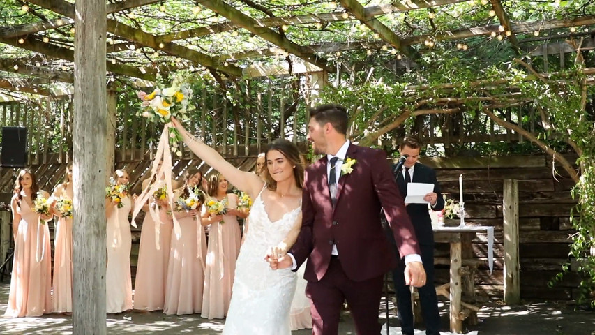 Super Fun Summer Garden Wedding - Jill & Dominic