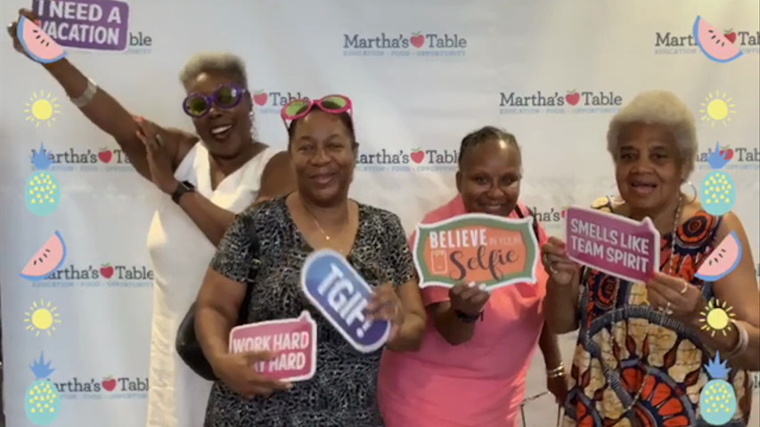 Marthas table 1 year Event