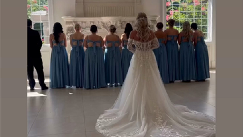 Glam up Large Bridal Party 
