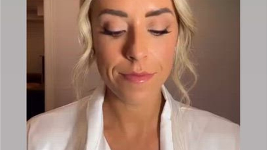 Soft Romantic Hair and Makeup 