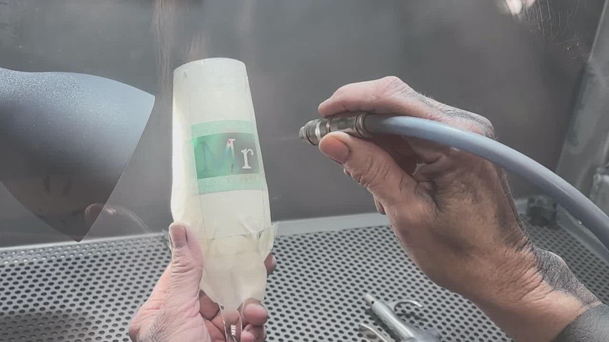 Sand Carving Champange Glass