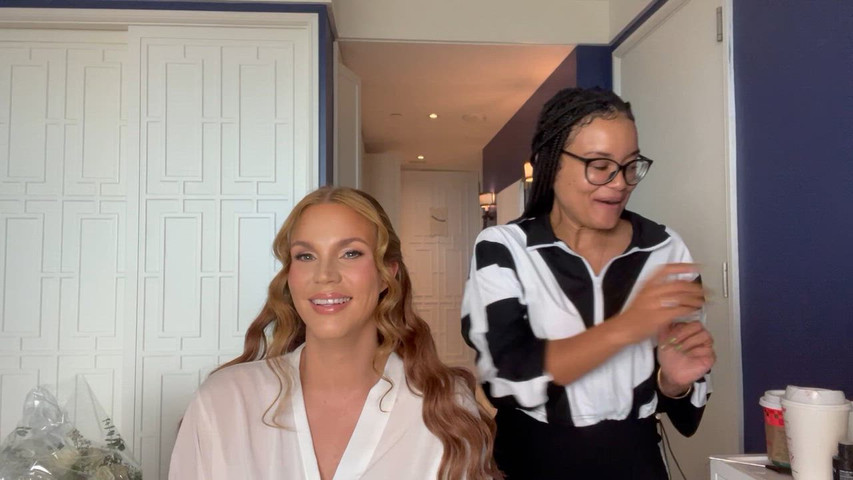 Bridal Waves Half Up