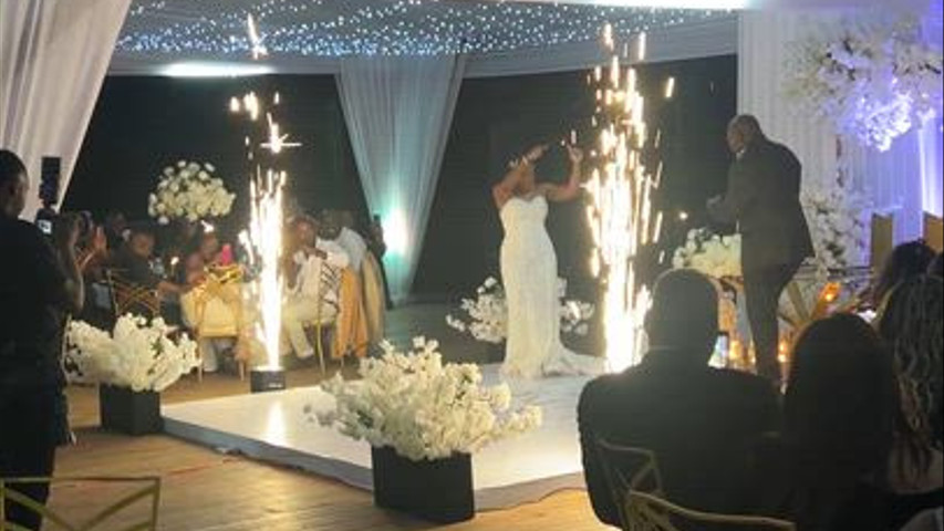 The Bride and Groom Have Arrived