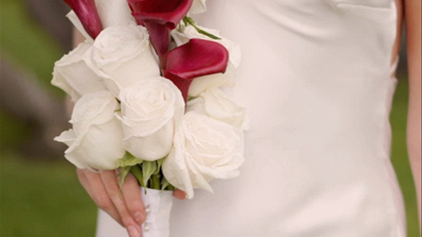 Hand-tied bridal bouquet