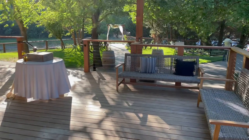 Venue on a sunny day