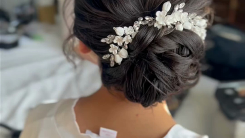 Bride hair