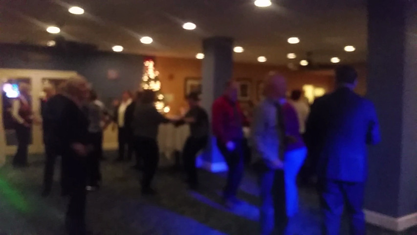 Adult wedding getting down