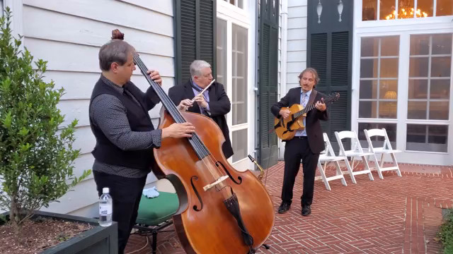 Jazz cocktail trio with flute